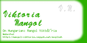 viktoria mangol business card